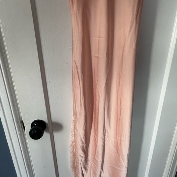 Elegant Peach Maxi Dress - Picture 5 of 6